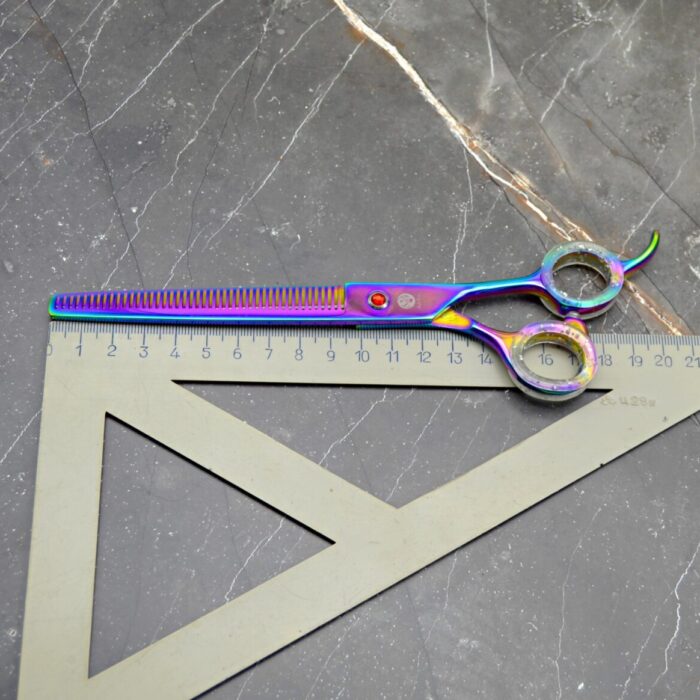 Филировочные ножницы для груминга Purple Dragon 7.5″ MayDog