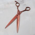 Прямые ножницы FURZA 7.5″ для груминга с микронасечкой - ножницы для груминга MayDog