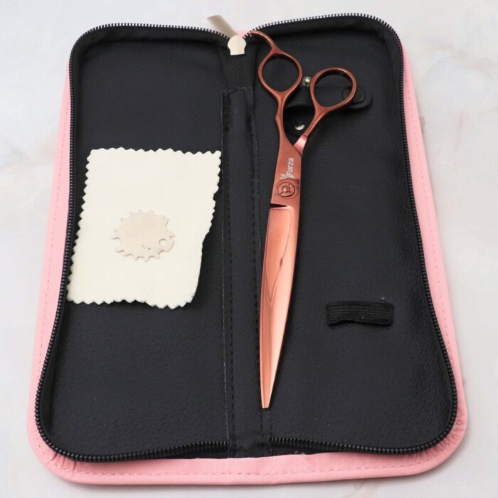Прямые ножницы FURZA 7.5″ для груминга с микронасечкой - ножницы для груминга MayDog